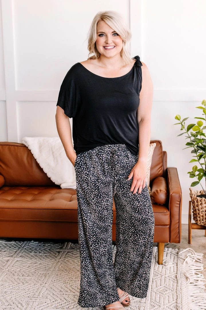 No Ship Drop Ship Brush It Off One Shoulder Tie Top In Jet Black M 10 No Ship Drop Ship Brush It Off One Shoulder Tie Top In Jet Black M