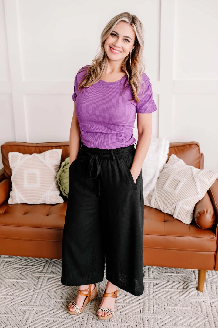 No Ship Drop Ship Gather Your Thoughts Ribbed Top In Lavender Apparel 4 No Ship Drop Ship Gather Your Thoughts Ribbed Top In Lavender Apparel