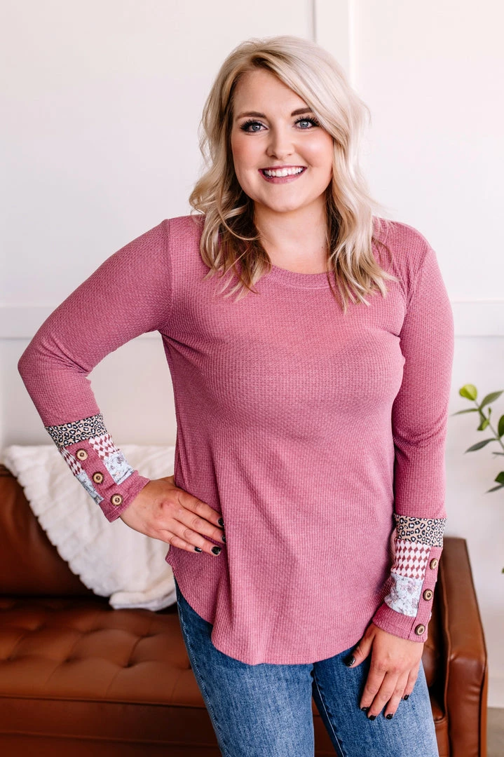 No Ship Drop Ship Building Blocks Waffle Knit Top In Marsala 7 No Ship Drop Ship Building Blocks Waffle Knit Top In Marsala