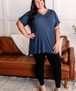 No Ship Drop Ship In My Comfort Zone Oversized Top In Navy 10 No Ship Drop Ship In My Comfort Zone Oversized Top In Navy