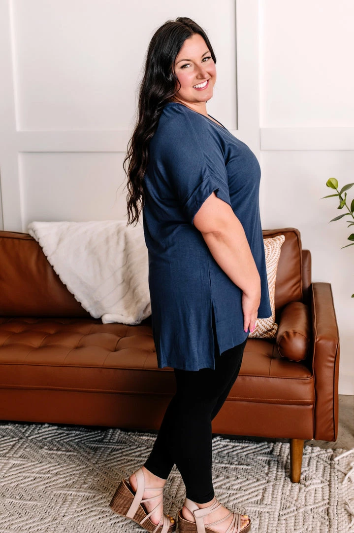 No Ship Drop Ship In My Comfort Zone Oversized Top In Navy 6 No Ship Drop Ship In My Comfort Zone Oversized Top In Navy