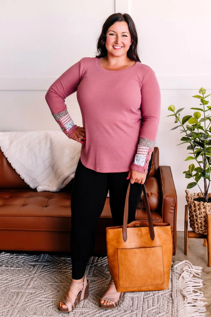 No Ship Drop Ship Building Blocks Waffle Knit Top In Marsala 2 No Ship Drop Ship Building Blocks Waffle Knit Top In Marsala