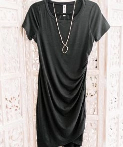 No Ship Drop Ship Apparel Sparks Fly Dress In True Black