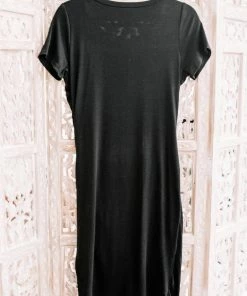 No Ship Drop Ship Apparel Sparks Fly Dress In True Black