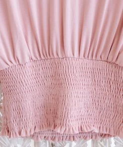 No Ship Drop Ship Apparel The Final Touch Pink Lace Dolman Top