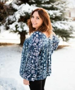 No Ship Drop Ship Blue Is Your Color Peasant Top 9 No Ship Drop Ship Blue Is Your Color Peasant Top