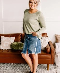 No Ship Drop Ship Apparel Olive To Love You Top