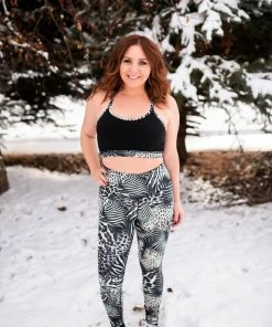 No Ship Drop Ship Strong To The Core Safari Athletic Leggings