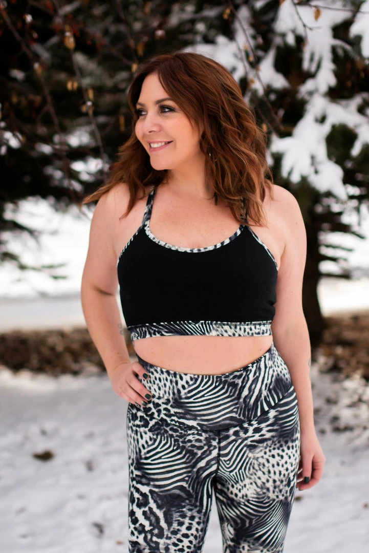 No Ship Drop Ship Strong To The Core In Safari Sports Bra 4 No Ship Drop Ship Strong To The Core In Safari Sports Bra