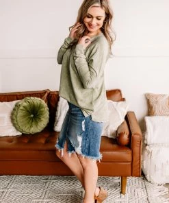 No Ship Drop Ship Apparel Olive To Love You Top