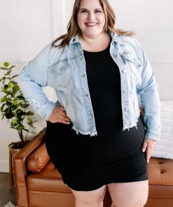 No Ship Drop Ship Apparel Sparks Fly Dress In True Black