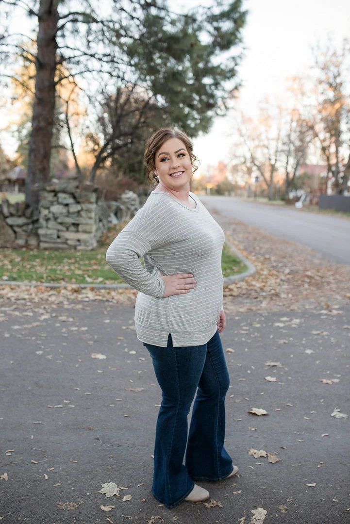 No Ship Drop Ship Skip The Line Top In Iced Gray 6 No Ship Drop Ship Skip The Line Top In Iced Gray