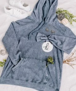 No Ship Drop Ship Once In A Blue Moon Mineral Wash Hoodie (GHG-S) GHG- Shop Singles