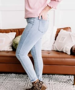 No Ship Drop Ship Step Into The Lightwash Judy Blue Jeggings Apparel