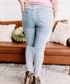 No Ship Drop Ship Step Into The Lightwash Judy Blue Jeggings Apparel