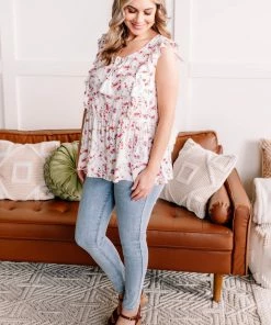 No Ship Drop Ship Everything I Could Dream Of Ivory Floral Blouse (GHG-S) 21 No Ship Drop Ship Everything I Could Dream Of Ivory Floral Blouse (GHG-S)