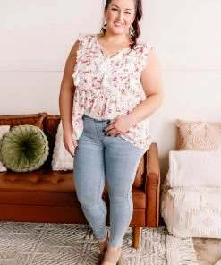 No Ship Drop Ship Everything I Could Dream Of Ivory Floral Blouse (GHG-S) 25 No Ship Drop Ship Everything I Could Dream Of Ivory Floral Blouse (GHG-S)