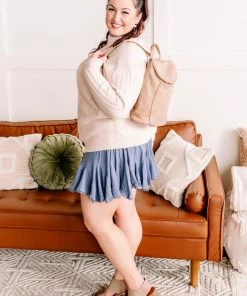 No Ship Drop Ship You Are So Beautiful Lace Sweater In Natural