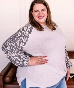 No Ship Drop Ship Apparel Tie Yourself In Leopard Knots Pullover