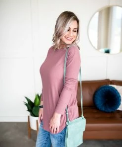 No Ship Drop Ship Never Be Basic Summer Knit In Rose Apparel