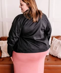 No Ship Drop Ship Back In Black Classic Denim Jacket Apparel