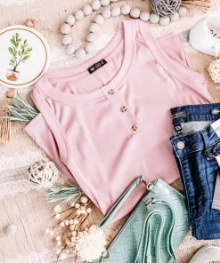 No Ship Drop Ship GHG- Shop Singles Come A Little Closer Sleeveless Top In Beloved Pink(GHG-S)