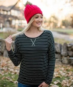 No Ship Drop Ship Skip The Line Top In Black