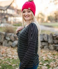 No Ship Drop Ship Skip The Line Top In Black