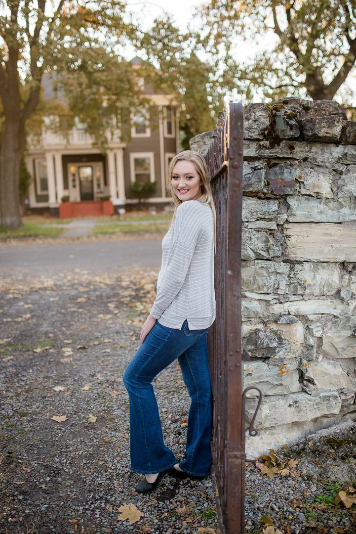 No Ship Drop Ship Skip The Line Top In Iced Gray 9 No Ship Drop Ship Skip The Line Top In Iced Gray