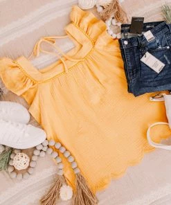 No Ship Drop Ship Happy Little Thing In Summer Time Yellow (GHG-S)