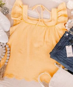 No Ship Drop Ship Happy Little Thing In Summer Time Yellow (GHG-S)