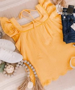 No Ship Drop Ship Happy Little Thing In Summer Time Yellow (GHG-S)