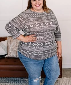 No Ship Drop Ship Read The Fine Print Aztec Top Apparel