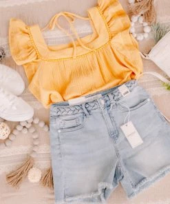 No Ship Drop Ship Happy Little Thing In Summer Time Yellow (GHG-S)