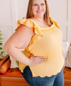 No Ship Drop Ship Happy Little Thing In Summer Time Yellow (GHG-S)