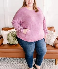 No Ship Drop Ship Before Time Pullover In Lilac