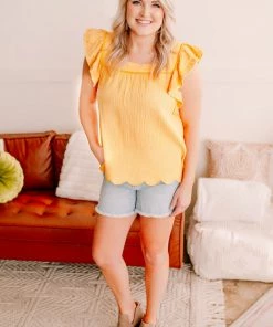 No Ship Drop Ship Happy Little Thing In Summer Time Yellow (GHG-S)