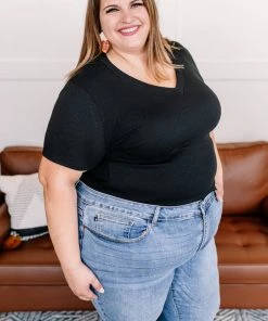 No Ship Drop Ship Apparel The Have It All Bodysuit In Black