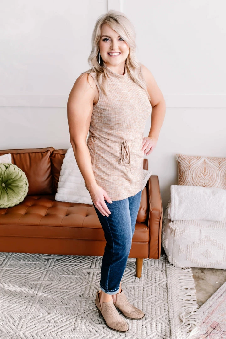 No Ship Drop Ship Say It With Style Mock Neck Top In Caramel (GHG-S) 8 No Ship Drop Ship Say It With Style Mock Neck Top In Caramel (GHG-S)