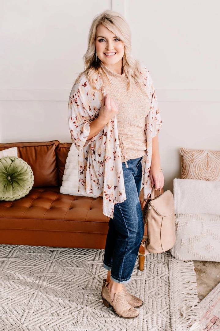 No Ship Drop Ship Say It With Style Mock Neck Top In Caramel (GHG-S) 10 No Ship Drop Ship Say It With Style Mock Neck Top In Caramel (GHG-S)