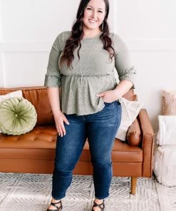 No Ship Drop Ship GHG- Shop Singles Eye Can See Clearly Now Vintage Eyelet Top In Olive (GHG - S, 1XL) 23 No Ship Drop Ship GHG- Shop Singles Eye Can See Clearly Now Vintage Eyelet Top In Olive (GHG - S, 1XL)