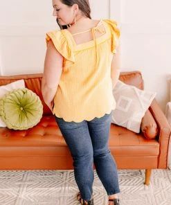 No Ship Drop Ship Happy Little Thing In Summer Time Yellow (GHG-S)