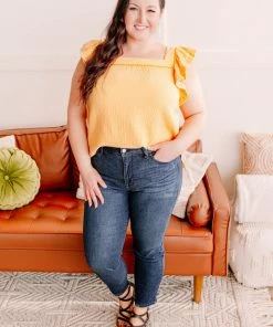 No Ship Drop Ship Happy Little Thing In Summer Time Yellow (GHG-S)