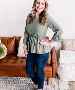 No Ship Drop Ship GHG- Shop Singles Eye Can See Clearly Now Vintage Eyelet Top In Olive (GHG - S, 1XL) 20 No Ship Drop Ship GHG- Shop Singles Eye Can See Clearly Now Vintage Eyelet Top In Olive (GHG - S, 1XL)