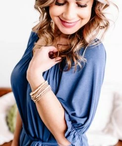 No Ship Drop Ship Bluewater Blues Dress (GHG-S)