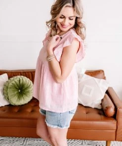 No Ship Drop Ship My New Obsession Top In Pink (GHG-S)