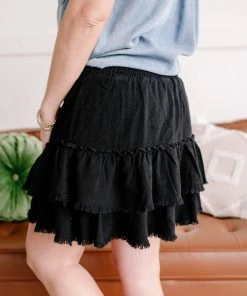 No Ship Drop Ship Apparel Singed Around The Edges Skort