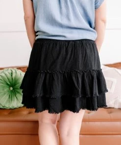 No Ship Drop Ship Apparel Singed Around The Edges Skort