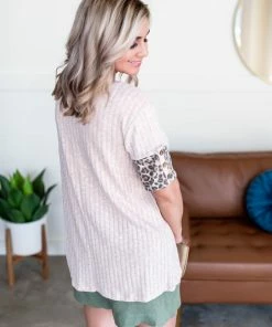 No Ship Drop Ship Apparel Let's Get Wild Animal Print Top