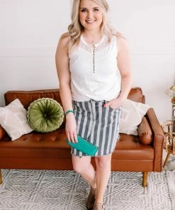 No Ship Drop Ship Stay Cool Lace Button Tank Top Apparel